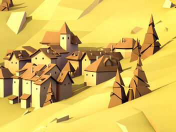 Alpine village