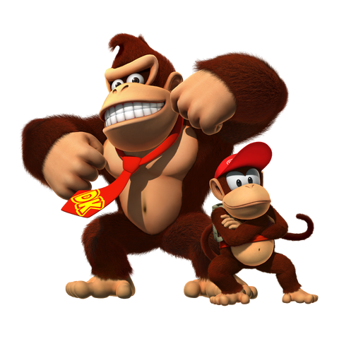 File:DKandDiddy DKCR.png