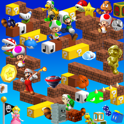 File:SM3DW Group Art.png