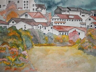 Landscape-city-drawing
