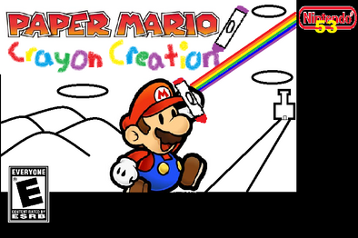 Paper Mario Crayon Creation