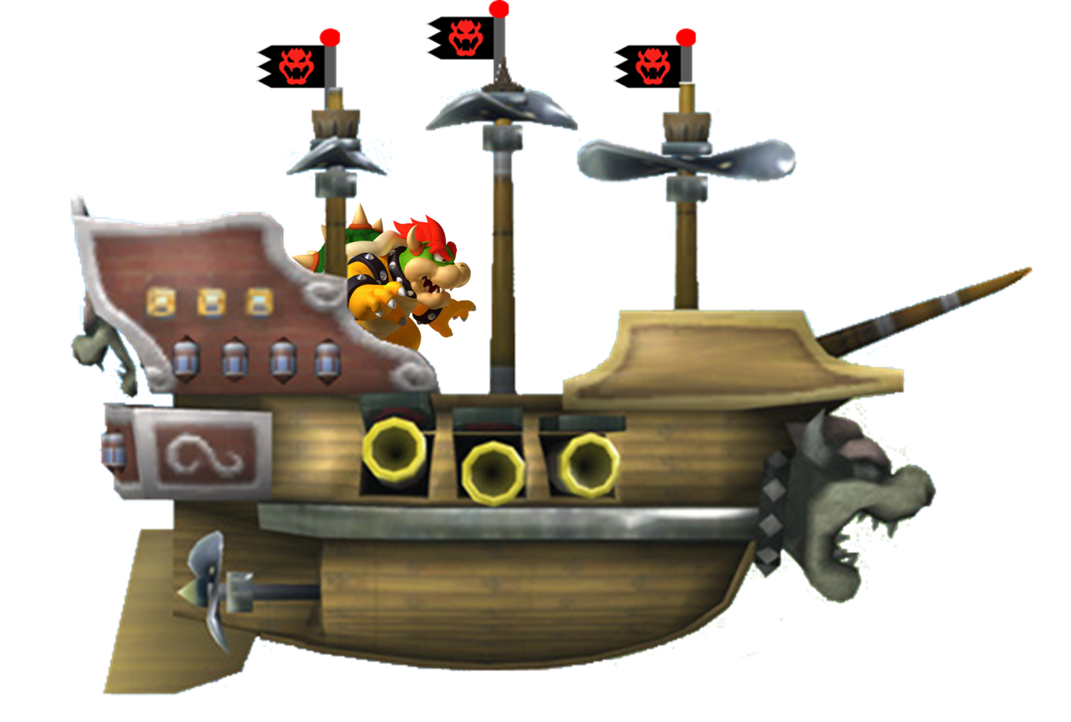 Image - Bowser's Airship NSMB5SA2.png  Fantendo 