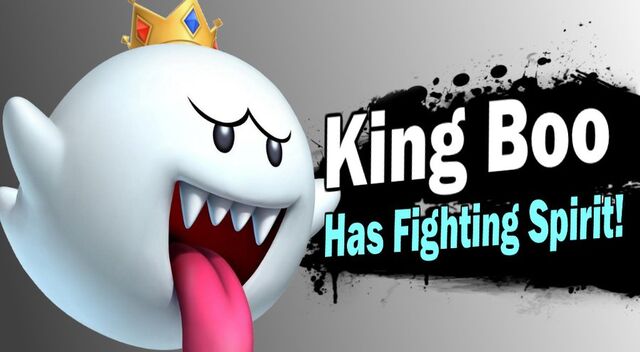 Fichier:King boo has fighting spirit ssb4 fan art by obsessor23-d8xzbey.jpg