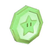 Green coin stars