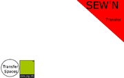Sewn transfer