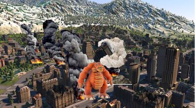 Simcity 6 Monster Attack