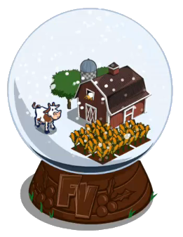 Winter snow globe-icon