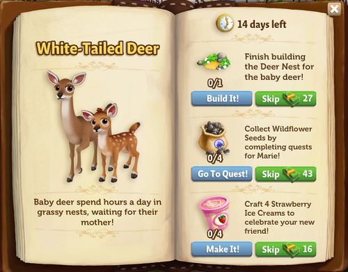 Deer Nest working