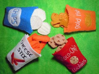 Felt bagged food