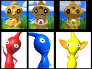 PikminZelda statues