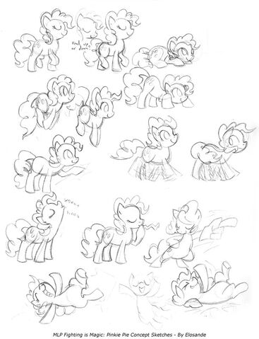 File:Pinkie Pie Concept Sketches By Elosande.jpg