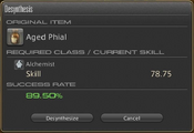 FFXIV Desynthesis