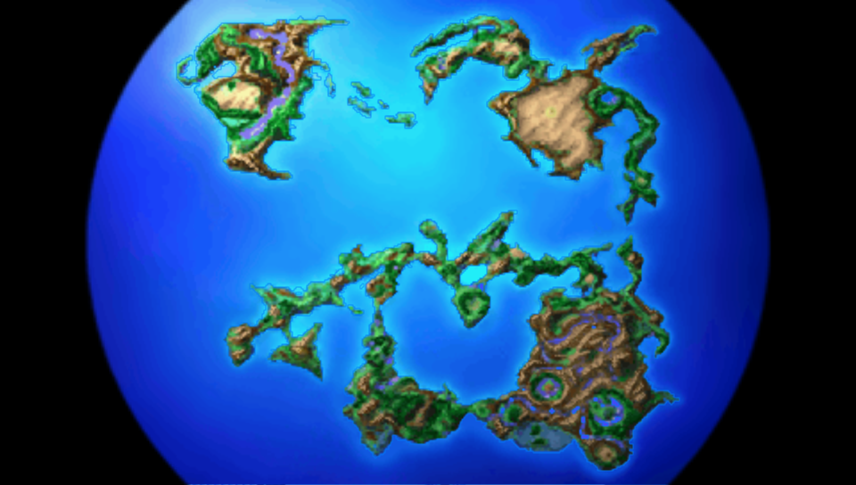 Ff1 World Map Ff1 World Map
