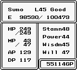 FFA Status Menu