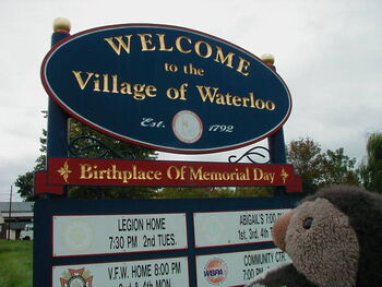 Welcome to waterloo sign