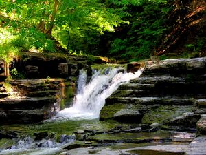 Stony Brook State Park waterfalls