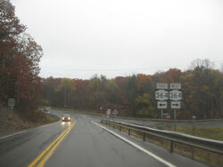 Route 247 meeting route 364 in Potter