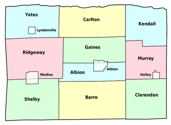 Orleans County-Towns and Villages.svg