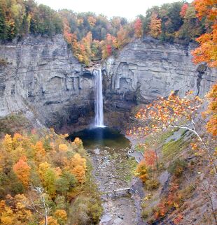 Taughannock Falls State Park, New York in Autumn