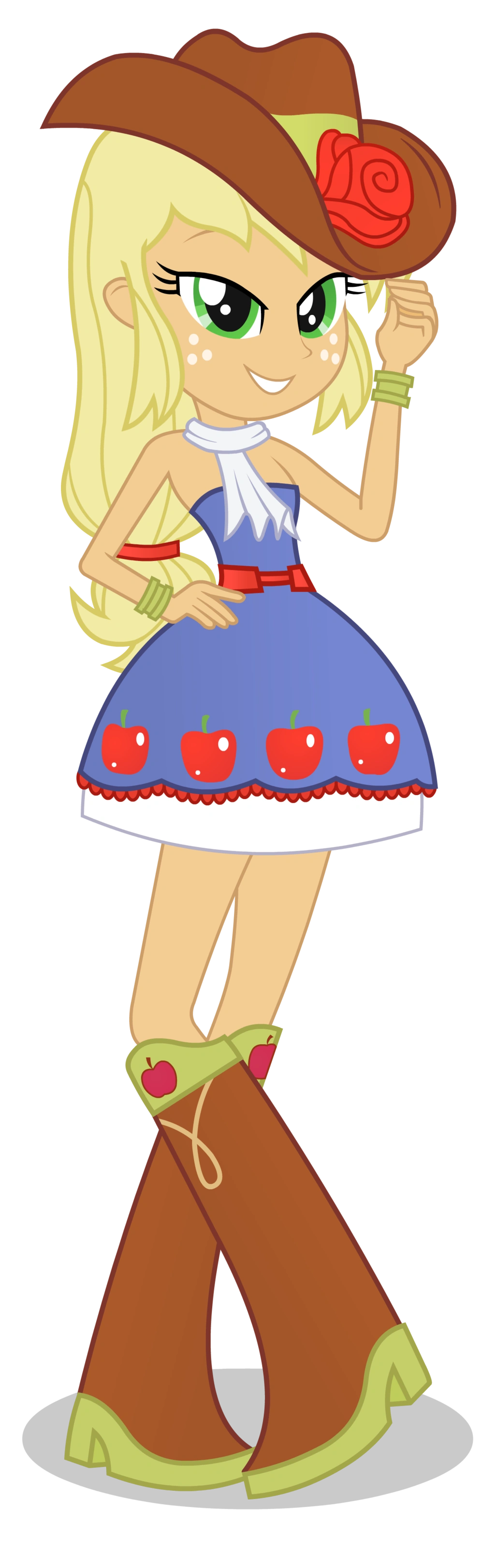 Archivo:Applejack Humana.png | Hora de Aventuras con Finn y Chicle