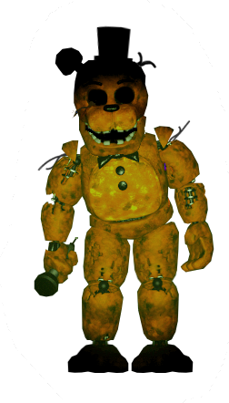 Image - Golden freddy standing.png | Five Nights at Freddy's Fanon Wiki ...