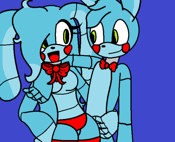 Файл:Bonbon and toy bonnie by lucytheporygon z-d928uxz.png