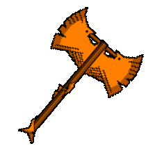 Copper Battle Axe