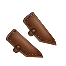Leather gauntlets