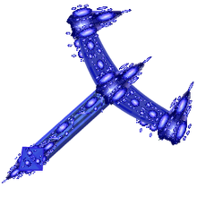 Wood Sapphire Gemmed Hilt