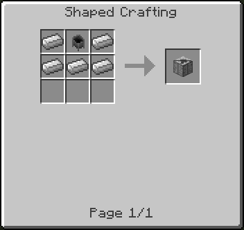 Crafting Table Iron Helmet Crafting Table Iron Helmet