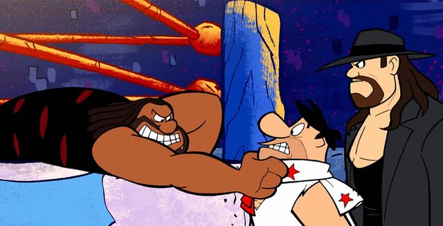 File:Stoneage Smackdown Daniel Bryan-Fred-Undertaker.jpg