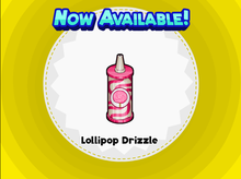 Lollipop drizzle
