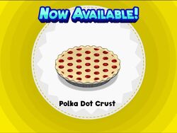 Unlocking polka dot crust