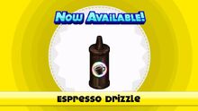 Espresso drizzle