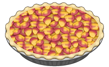 Peach filling