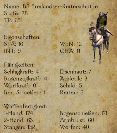 B5 Freilandser-Reiterschütze