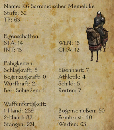 K6 Sarranidischer Memeluke