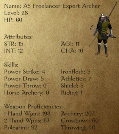 A5 Freelancer Expert Archer