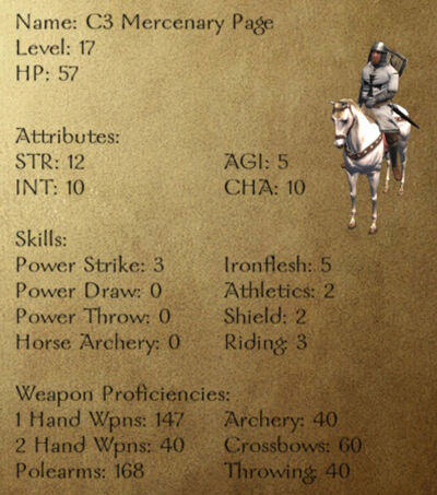 C3 Mercenary Page