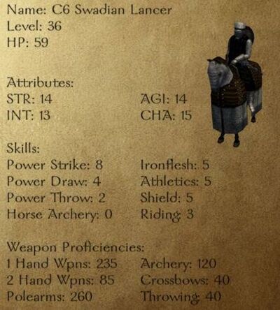 C6 Swadian Lancer