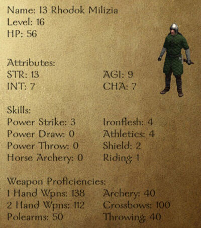 I3 Rhodok Milizia