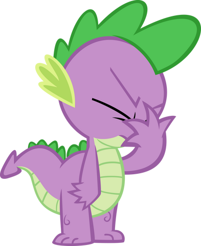 File:Spike facepalm by mysteriouskaos-d51xq2x.png