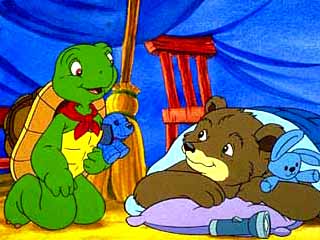 File:Franklin and Bear with stuffed dog and rabbit.jpg
