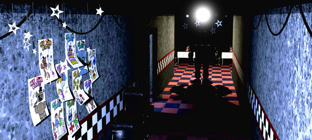 Archivo:FNaF - West Hall (Bonnie - Iluminado).png