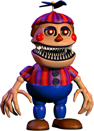 Nightmare Balloon Boy (FNAF 4) Minecraft Skin