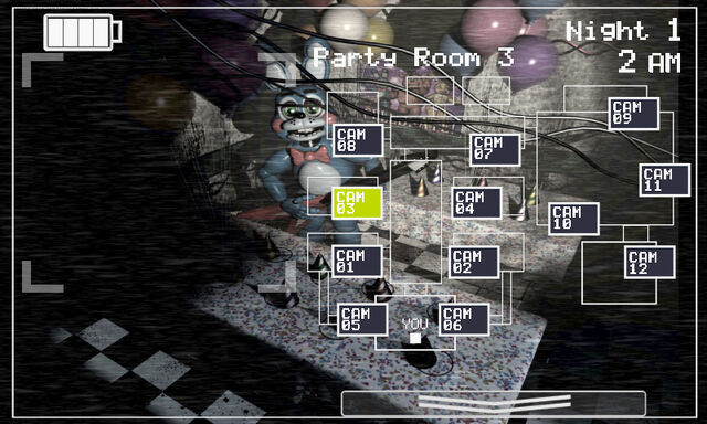 Archivo:FNaF 2 (Móvil) - Party Room 3 (Toy Bonnie).jpg
