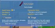 Party Scalpel item