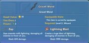 Gravel Wand item