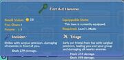 First Aid Hammer item