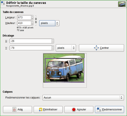 Fichier:Gimp rogner redimensionner.png